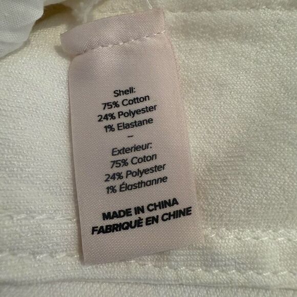 Cinq à Sept Ferna Braided High-Rise Stretch Flared Jeans Size L - Picture 11 of 12